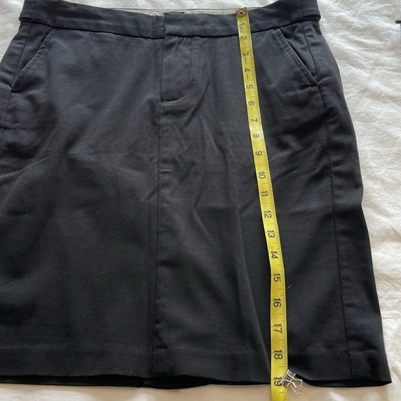 GAP Women’s 4 Black Stretch Pencil Skirt w Front & Back Pockets Preppy Classic - Picture 5 of 9